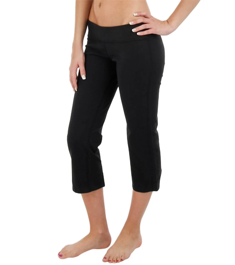 Beyond Yoga Women's Low Rise Capri Black 4 Beyond Yoga Women's Low Rise Capri Black