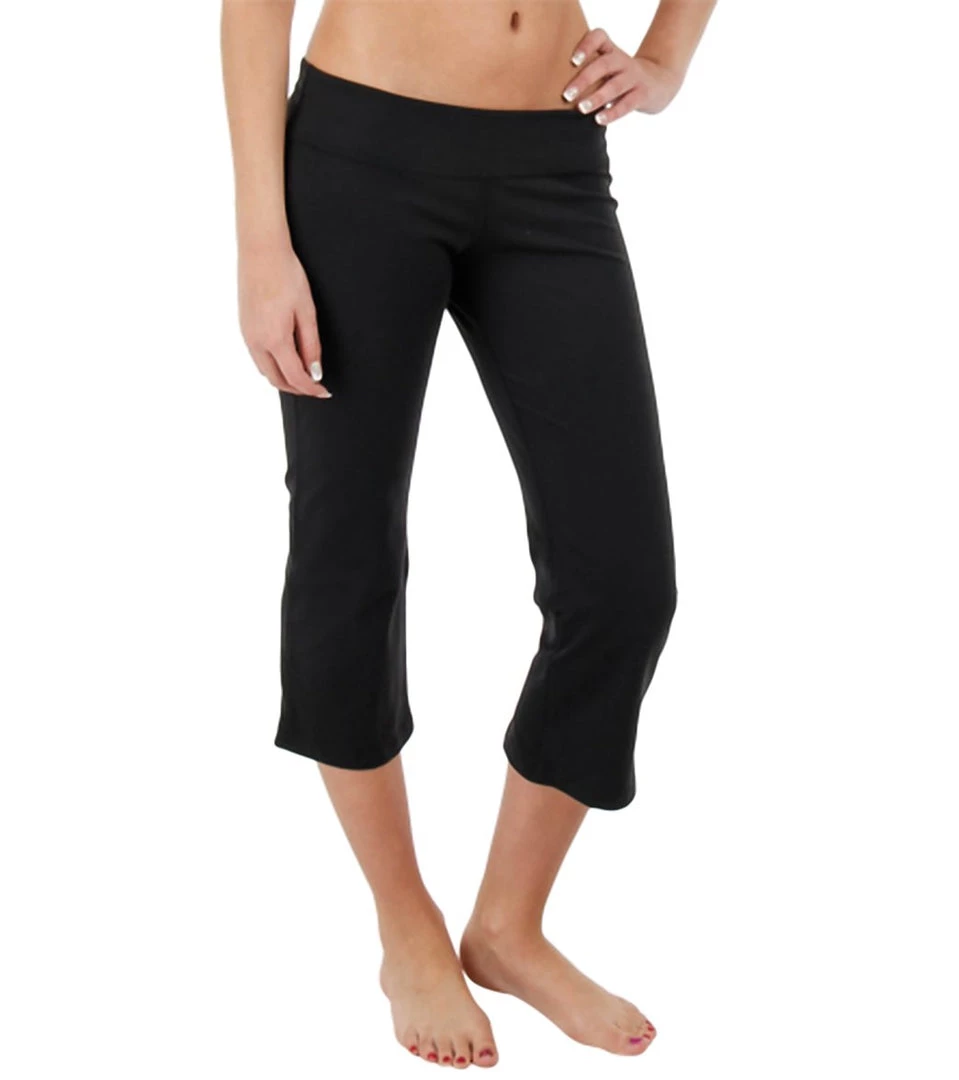 Beyond Yoga Women's Low Rise Capri Black 5 Beyond Yoga Women's Low Rise Capri Black