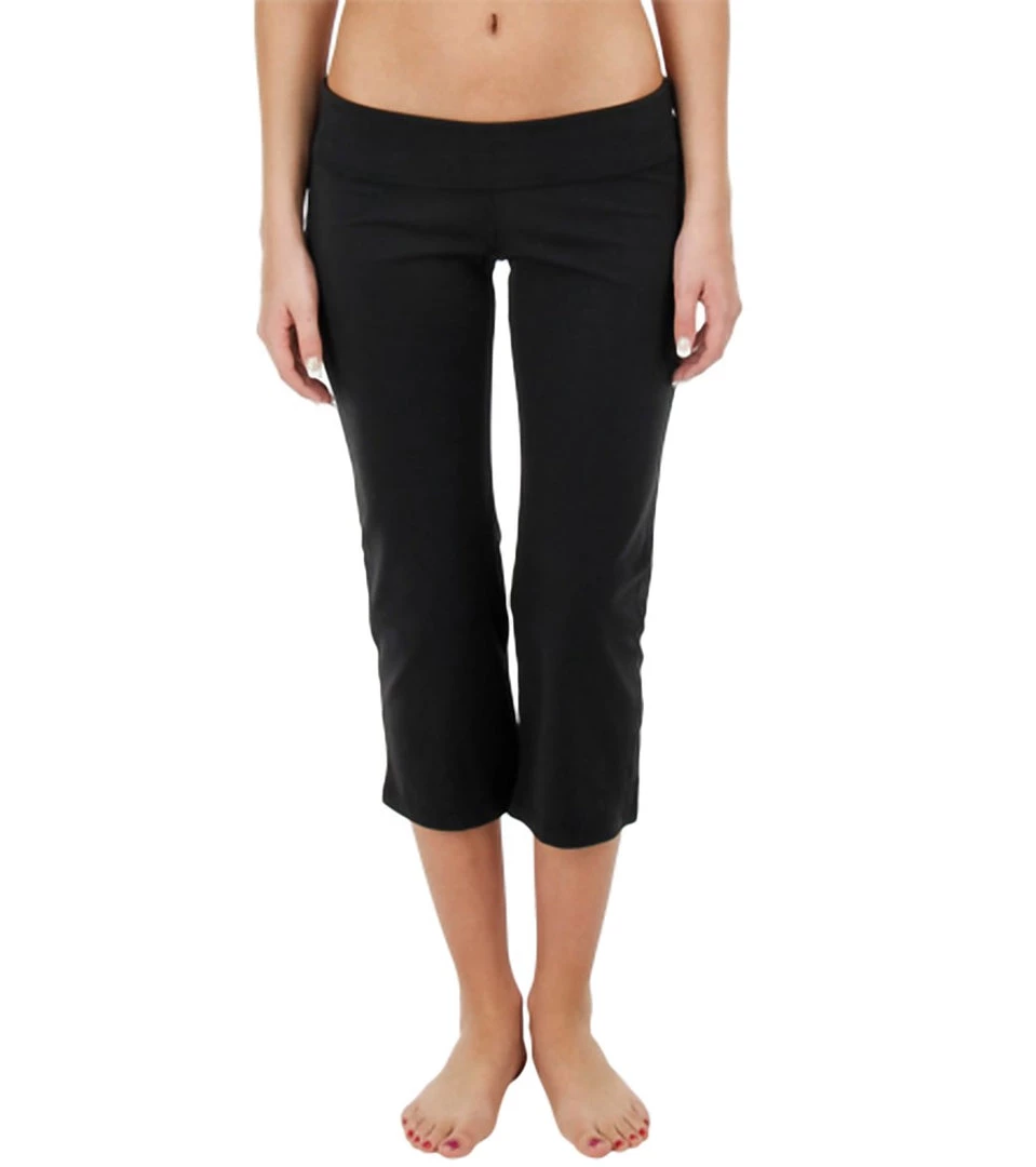 Beyond Yoga Women's Low Rise Capri Black 8 Beyond Yoga Women's Low Rise Capri Black