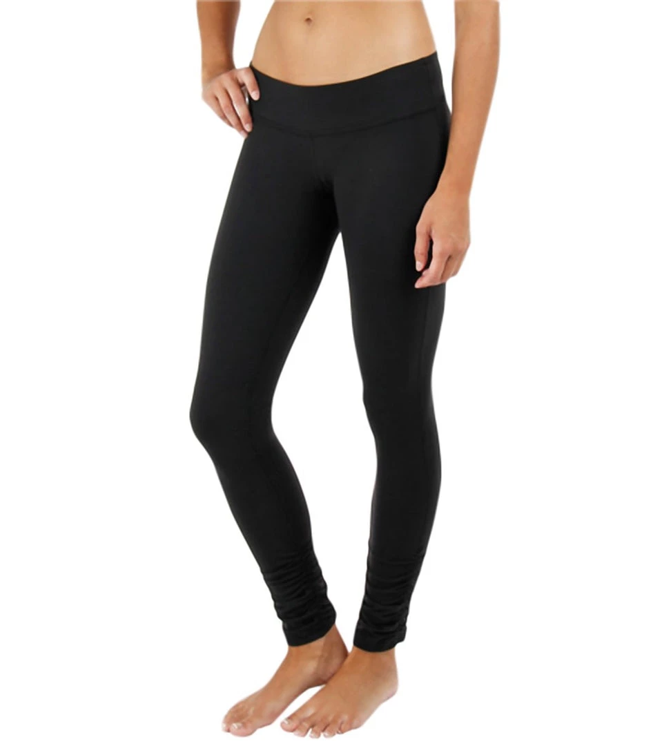 Beyond Yoga Women's Essential Gathered Yoga Leggings Black CLOTHING 4 Beyond Yoga Women's Essential Gathered Yoga Leggings Black CLOTHING