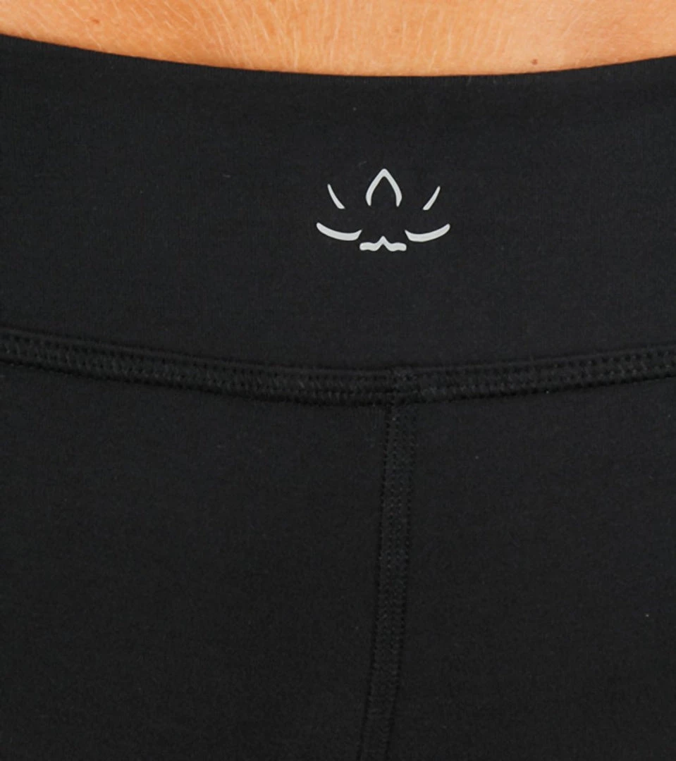 Beyond Yoga Women's Essential Gathered Yoga Leggings Black CLOTHING 7 Beyond Yoga Women's Essential Gathered Yoga Leggings Black CLOTHING