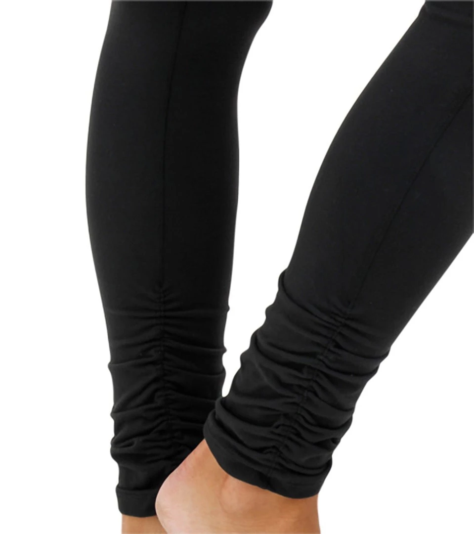 Beyond Yoga Women's Essential Gathered Yoga Leggings Black CLOTHING 8 Beyond Yoga Women's Essential Gathered Yoga Leggings Black CLOTHING