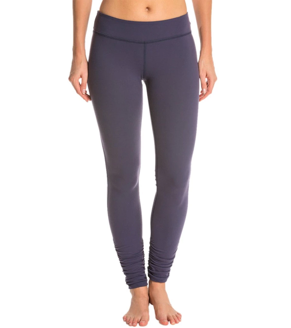 Beyond Yoga Women's Essential Gathered Yoga Leggings True Navy CLOTHING 3 Beyond Yoga Women's Essential Gathered Yoga Leggings True Navy CLOTHING