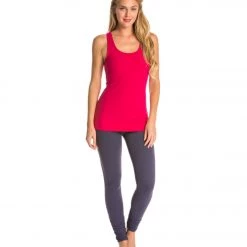 Beyond Yoga Women's Essential Gathered Yoga Leggings True Navy CLOTHING 11 Beyond Yoga Women's Essential Gathered Yoga Leggings True Navy CLOTHING