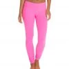 Beyond Yoga Women's Essential Gathered Yoga Leggings Shocking Pink 1 Beyond Yoga Women's Essential Gathered Yoga Leggings Shocking Pink