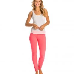 CLOTHING Beyond Yoga Women's Essential Gathered Yoga Leggings Cosmopolitan 11 CLOTHING Beyond Yoga Women's Essential Gathered Yoga Leggings Cosmopolitan