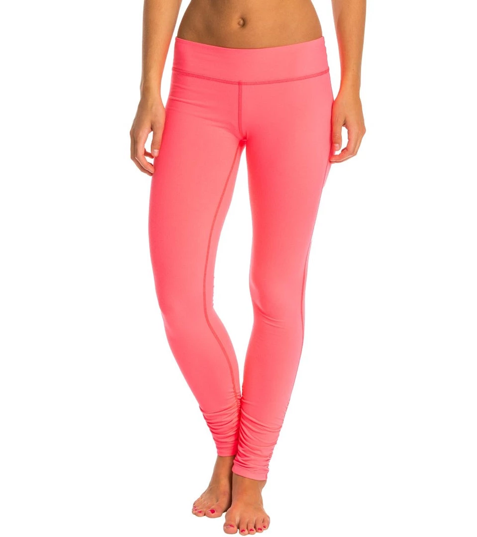 CLOTHING Beyond Yoga Women's Essential Gathered Yoga Leggings Cosmopolitan 8 CLOTHING Beyond Yoga Women's Essential Gathered Yoga Leggings Cosmopolitan
