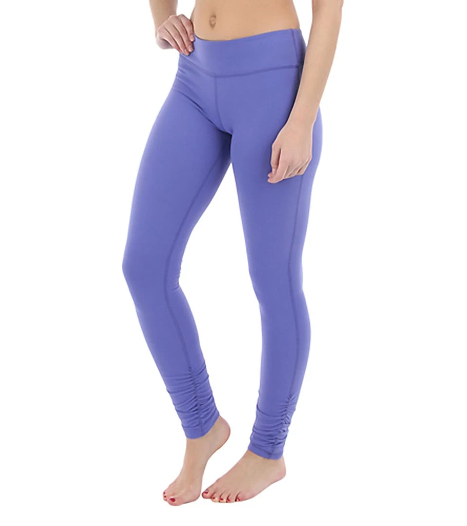Beyond Yoga Women's Essential Gathered Yoga Leggings Deep Lilac CLOTHING 4 Beyond Yoga Women's Essential Gathered Yoga Leggings Deep Lilac CLOTHING