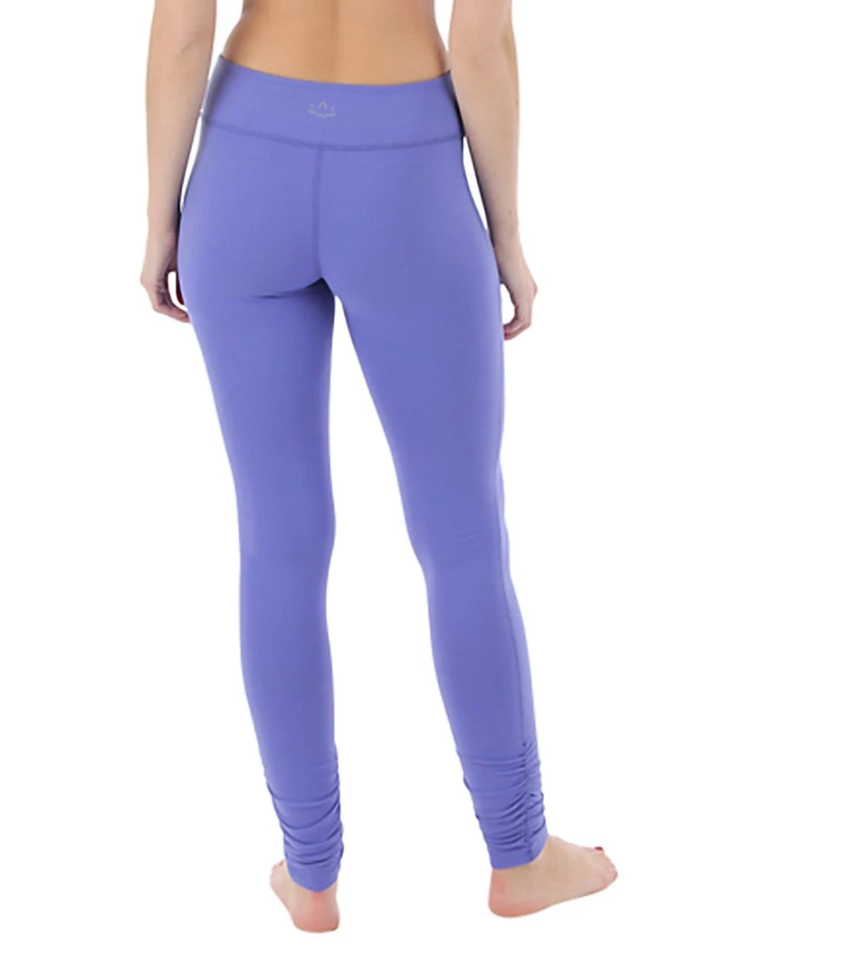 Beyond Yoga Women's Essential Gathered Yoga Leggings Deep Lilac CLOTHING 6 Beyond Yoga Women's Essential Gathered Yoga Leggings Deep Lilac CLOTHING