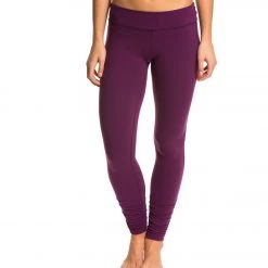 Beyond Yoga Women's Essential Gathered Yoga Leggings Imperial Violet 13 Beyond Yoga Women's Essential Gathered Yoga Leggings Imperial Violet