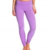 CLOTHING Beyond Yoga Women's Essential Gathered Yoga Leggings Lavender 1 CLOTHING Beyond Yoga Women's Essential Gathered Yoga Leggings Lavender