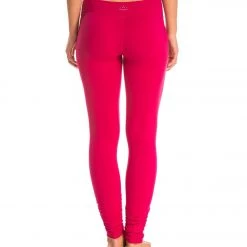 Beyond Yoga Women's Essential Gathered Yoga Leggings Wildberry CLOTHING 10 Beyond Yoga Women's Essential Gathered Yoga Leggings Wildberry CLOTHING