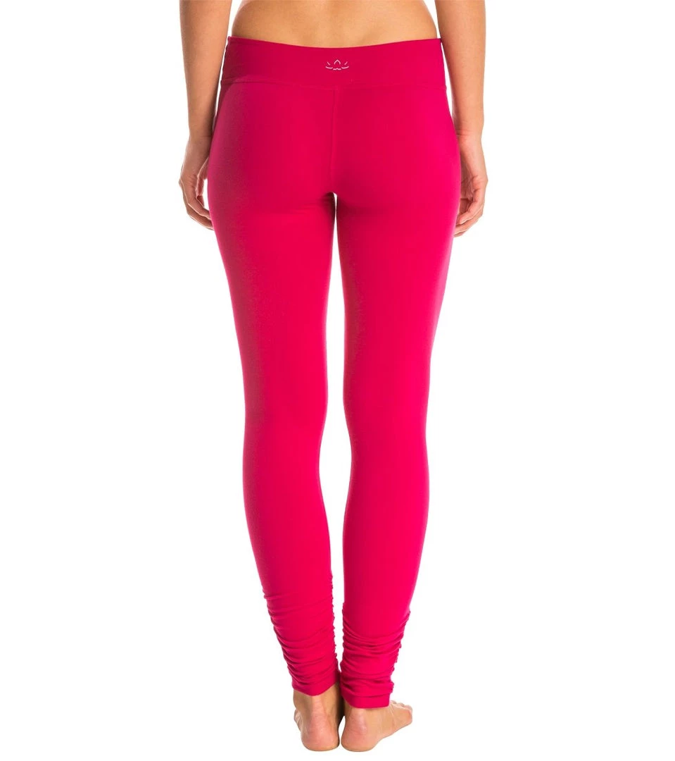 Beyond Yoga Women's Essential Gathered Yoga Leggings Wildberry CLOTHING 5 Beyond Yoga Women's Essential Gathered Yoga Leggings Wildberry CLOTHING