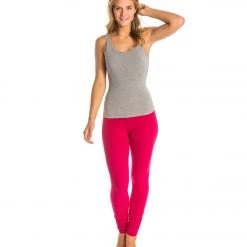 Beyond Yoga Women's Essential Gathered Yoga Leggings Wildberry CLOTHING 11 Beyond Yoga Women's Essential Gathered Yoga Leggings Wildberry CLOTHING