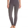 Beyond Yoga Women's Essential Gathered Yoga Leggings Steel 1 Beyond Yoga Women's Essential Gathered Yoga Leggings Steel
