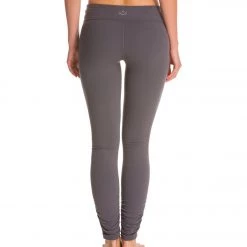 Beyond Yoga Women's Essential Gathered Yoga Leggings Steel 10 Beyond Yoga Women's Essential Gathered Yoga Leggings Steel