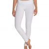 CLOTHING Beyond Yoga Women's Essential Gathered Yoga Leggings White 1 CLOTHING Beyond Yoga Women's Essential Gathered Yoga Leggings White