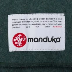 YOGA MATS & PROPS Manduka Recycled Wool Yoga Blanket Sage