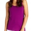 Beyond Yoga Women's Organic Cotton Scoop Neck Racer Tank Wildflower