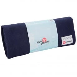 YOGA MATS & PROPS Manduka Recycled Wool Yoga Blanket Midnight 9 YOGA MATS & PROPS Manduka Recycled Wool Yoga Blanket Midnight
