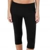 Beyond Yoga Women's Eco Fold Over Capri Black CLOTHING