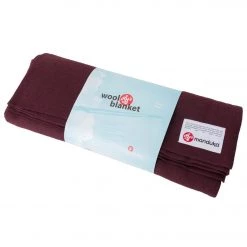 YOGA MATS & PROPS Manduka Recycled Wool Yoga Blanket Acai