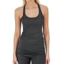 CLOTHING Beyond Yoga Women's Racerback Drawstring Tank Heather Grey