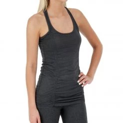 CLOTHING Beyond Yoga Women's Racerback Drawstring Tank Heather Grey