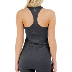 CLOTHING Beyond Yoga Women's Racerback Drawstring Tank Heather Grey