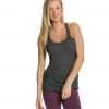 CLOTHING Beyond Yoga Women's Racerback Drawstring Tank Heather Gray
