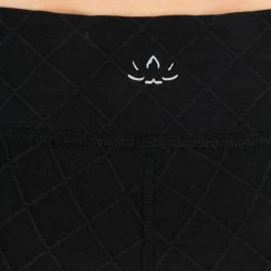 Beyond Yoga Women's Quilted Original Legging Black