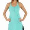 CLOTHING Beyond Yoga Women's Henley Tank Tunic 1 CLOTHING Beyond Yoga Women's Henley Tank Tunic