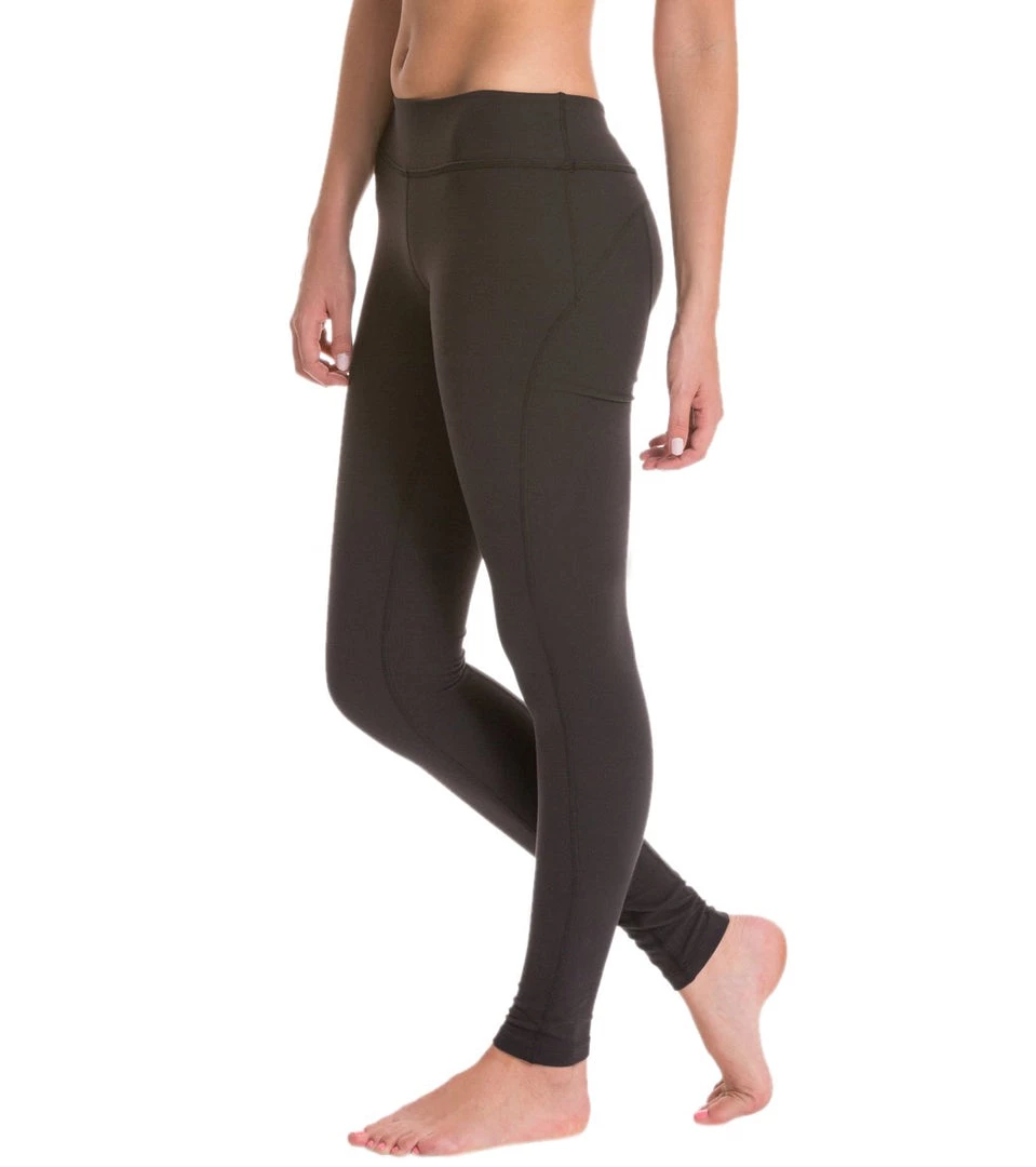 Beyond Yoga Women's Side Panel Long Yoga Leggings Black CLOTHING 4 Beyond Yoga Women's Side Panel Long Yoga Leggings Black CLOTHING