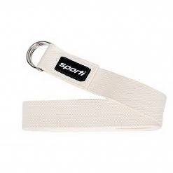 CLOTHING Sporti 6ft Cotton Yoga Strap Natural