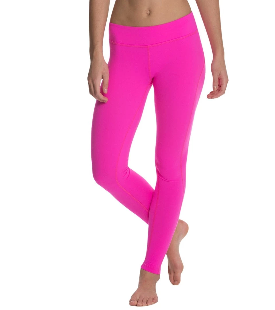 CLOTHING Beyond Yoga Women's Side Panel Long Yoga Leggings Pink Flame 3 CLOTHING Beyond Yoga Women's Side Panel Long Yoga Leggings Pink Flame