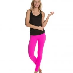 CLOTHING Beyond Yoga Women's Side Panel Long Yoga Leggings Pink Flame 11 CLOTHING Beyond Yoga Women's Side Panel Long Yoga Leggings Pink Flame