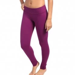 CLOTHING Beyond Yoga Women's Side Panel Long Yoga Leggings Plum Wine