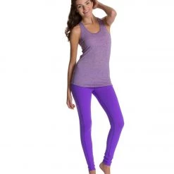 CLOTHING Beyond Yoga Women's Side Panel Long Yoga Leggings Electric Violet