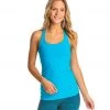 CLOTHING Beyond Yoga Long Racerback Cami Turqouise Tide