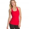 CLOTHING Beyond Yoga Long Racerback Cami Crimson Red