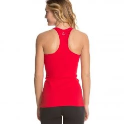 CLOTHING Beyond Yoga Long Racerback Cami Crimson Red
