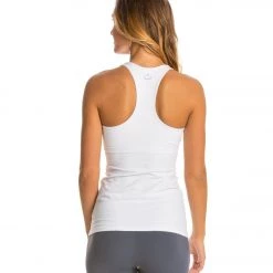 Beyond Yoga Long Racerback Cami White CLOTHING 10 Beyond Yoga Long Racerback Cami White CLOTHING