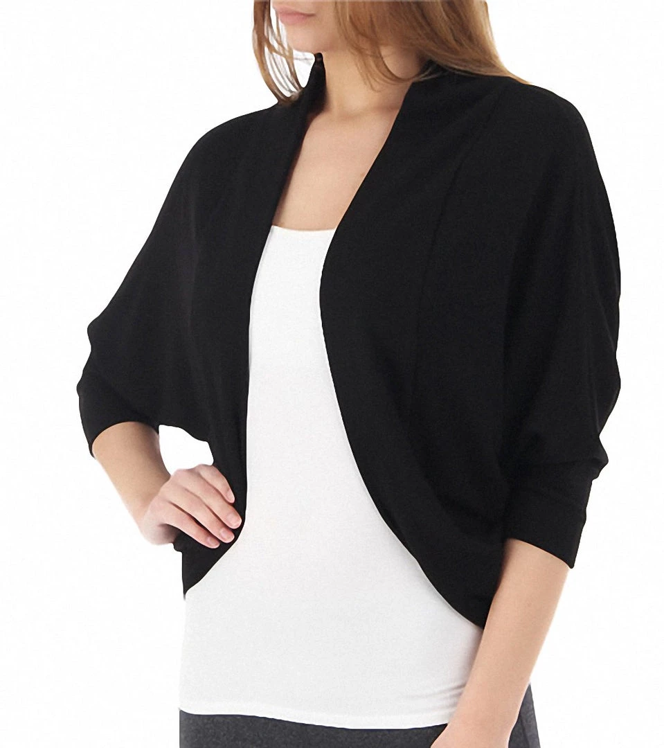 Beyond Yoga Dolman Shrug Black CLOTHING 4 Beyond Yoga Dolman Shrug Black CLOTHING