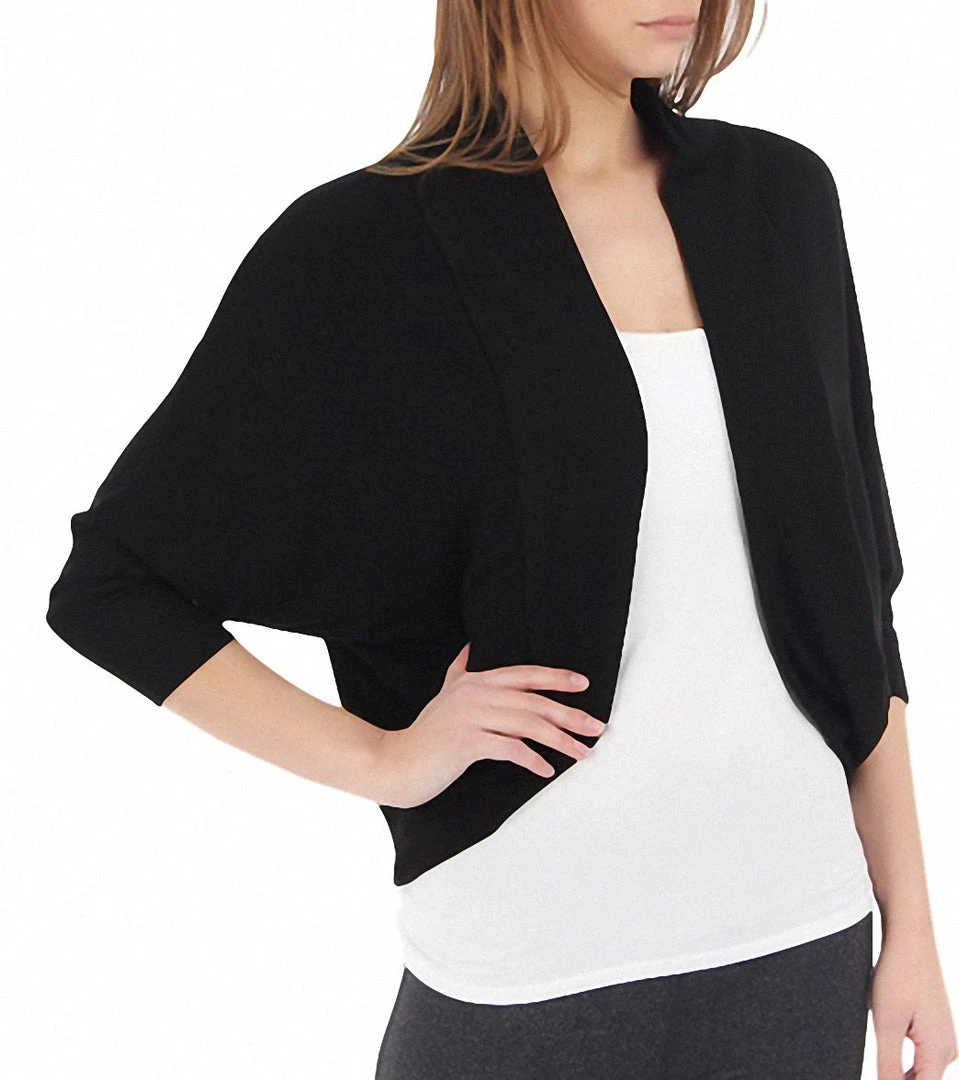 Beyond Yoga Dolman Shrug Black CLOTHING 5 Beyond Yoga Dolman Shrug Black CLOTHING