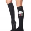 Toesox Knee High Scrunch Full-Toe Yoga Grip Socks CLOTHING
