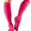 CLOTHING Toesox Knee High Scrunch Full-Toe Yoga Grip Socks Fuchsia