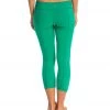 Beyond Yoga Back Gathered Yoga Capris Bright Emerald CLOTHING 2 Beyond Yoga Back Gathered Yoga Capris Bright Emerald CLOTHING