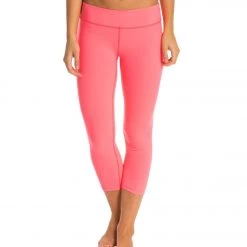 Beyond Yoga Back Gathered Yoga Capris Cosmopolitan