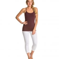CLOTHING Beyond Yoga Back Gathered Yoga Capris White 11 CLOTHING Beyond Yoga Back Gathered Yoga Capris White