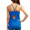 CLOTHING Beyond Yoga Low Back Yoga Cami Tank Top Blue Stripe